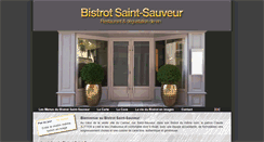 Desktop Screenshot of bistrotsaintsauveur.fr